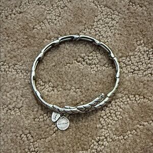 Alex and Ani Silver Textured Bracelet